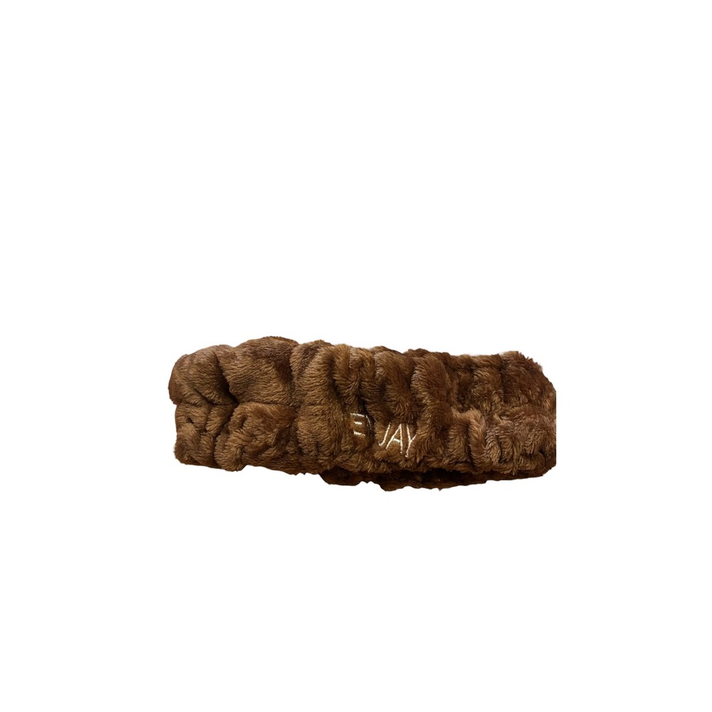 Emi Jay Faux Fur Spa Headband Brown Makeup Hair Accessory